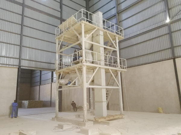 Aimix tile adhesive plant set up in Zambia 1