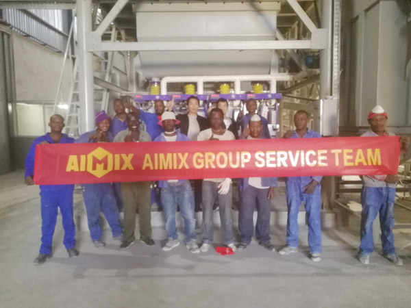 Aimix tile adhesive plant set up in Zambia 5