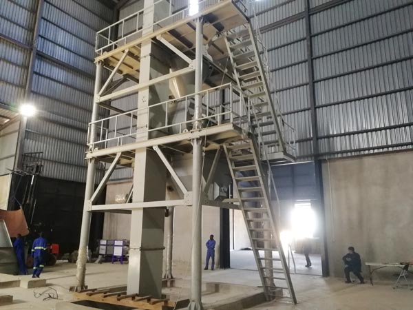 AIMIX 20t tile adhesive plant in Zamibia