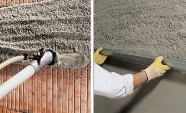 цементно песчаная смесь для оштукатуривания поверхности