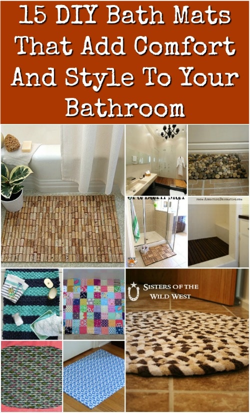 15 DIY Bath Mats That Add Comfort And Style To Your Bathroom